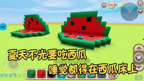 迷你世界爱情吃瓜,吃瓜群众见证的浪漫瓜田